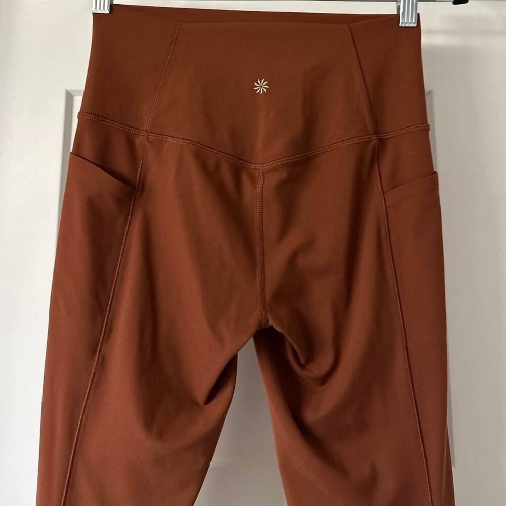 Athleta Salutation Stash II Ruch Craft 7/8 Tight Size S in Ancient Mahogany *EUC - Picture 10 of 13